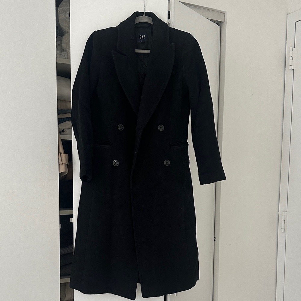 Black gap peacoat